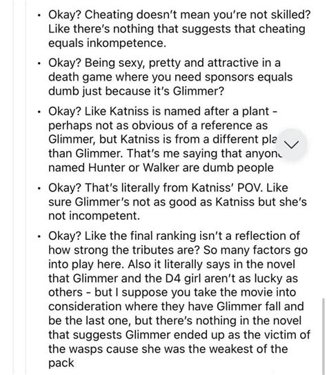 glimmer hunger games|Different perspectives on the character of Glimmer : .